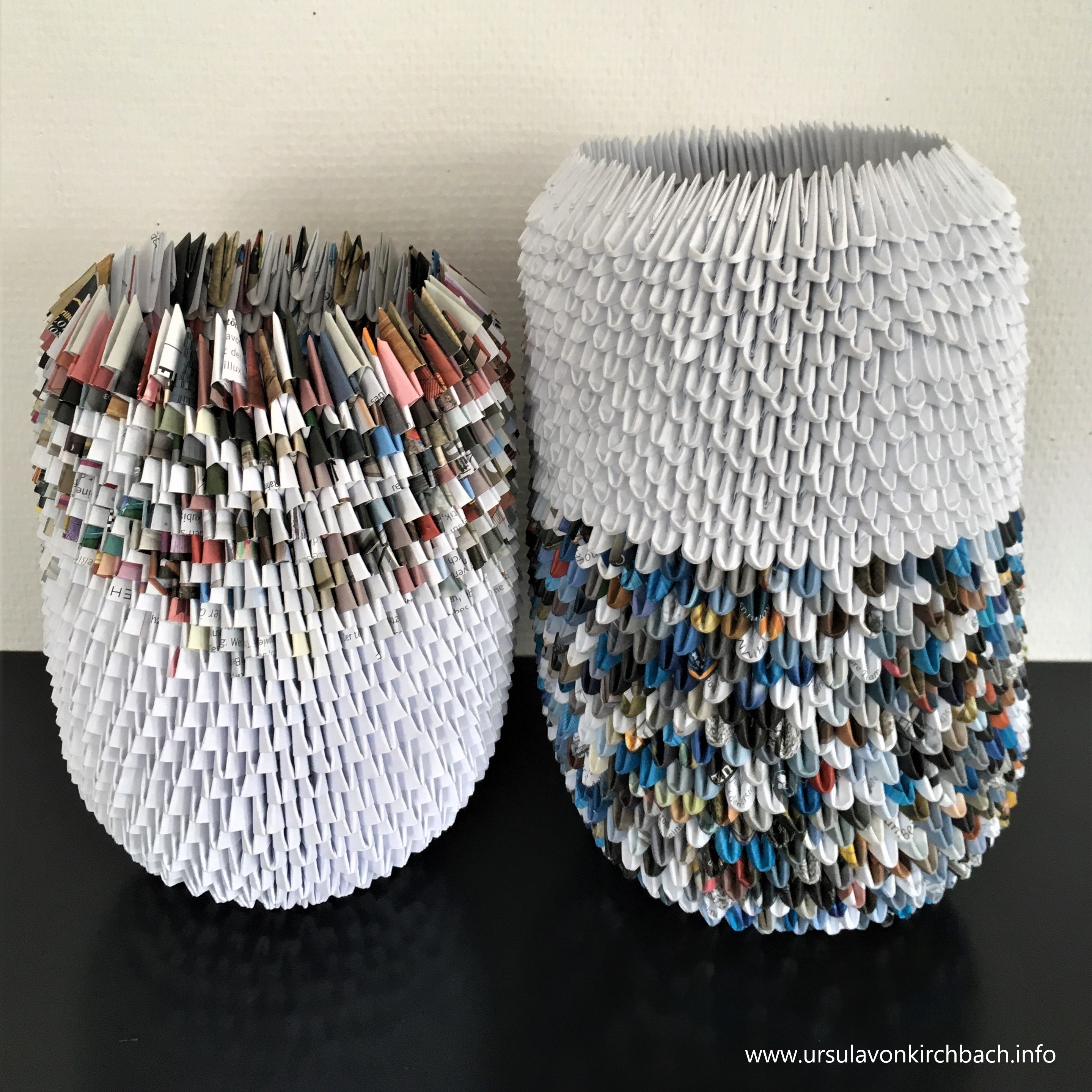 Papierobjekt klein und groß 3